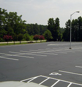 Dewitt Parking Lot Paving